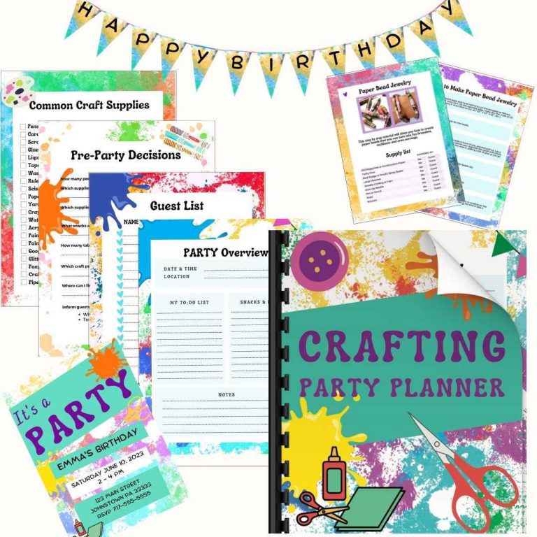 Crafting Party Planner (How to host an epic party!)